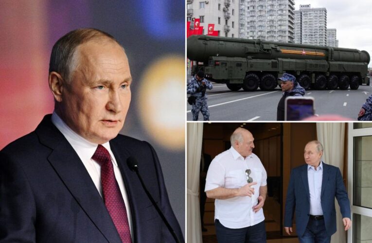 Putin warns West Russia sent nuclear weapons to Belarus