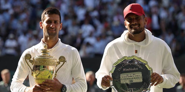 Novak and Kyrgios following Wimbledon