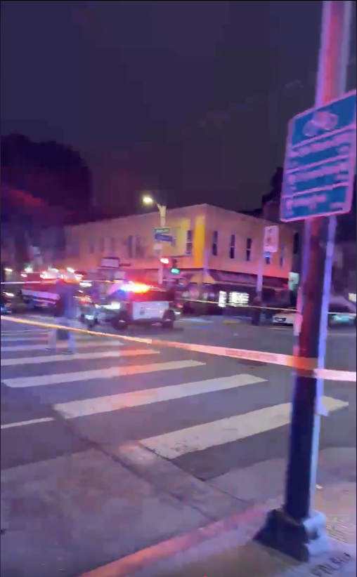 Police report to the scene of the shooting in San Francisco's Mission District.