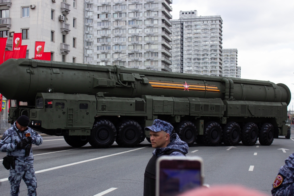 The Russian leader announced in March he had agreed to deploy tactical nuclear weapons in Belarus, pointing to the U.S deployment of such weapons in a host of European countries over many decades.
