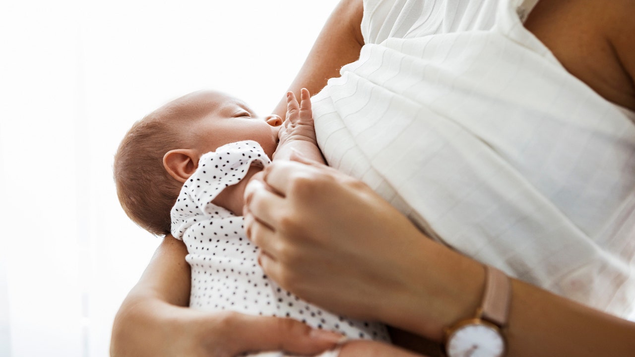 Woman breastfeeding