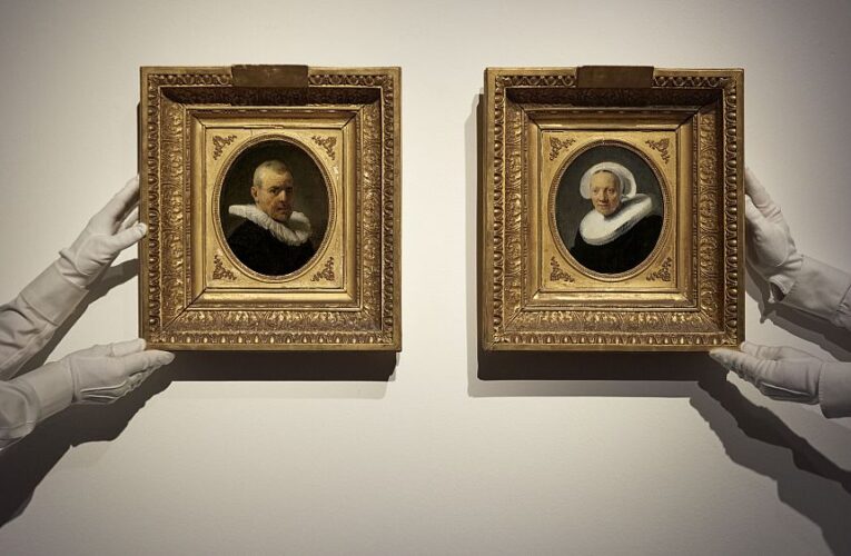 ‘Exceptionally rare’ Rembrandt portraits sell for €13 million at auction
