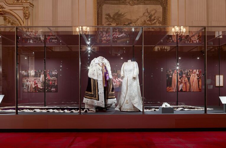 King Charles and Queen Camilla’s coronation costumes on show in new London exhibition