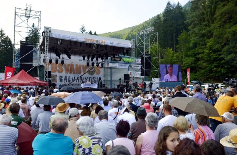 ‘LGBT+ offensive’: Viktor Orban criticises EU at Transylvania festival