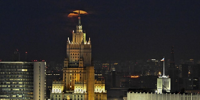 Moscow at night