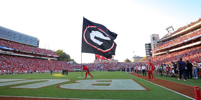 A view of Samford Stadium in Athens, GA