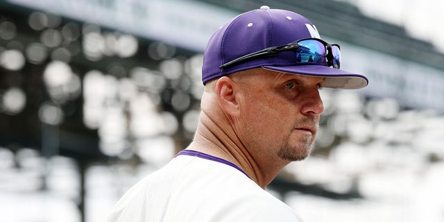 Northwestern University head baseball coach Jim Foster