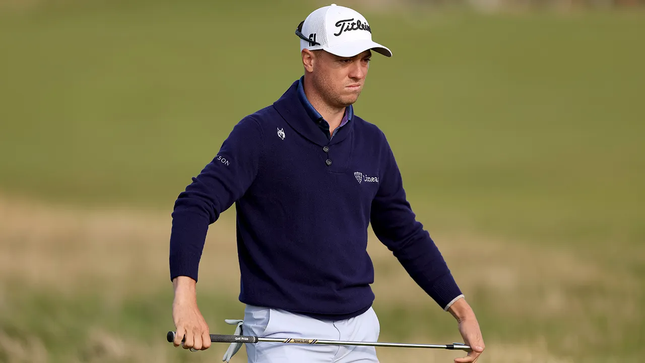 Justin Thomas at the OPen