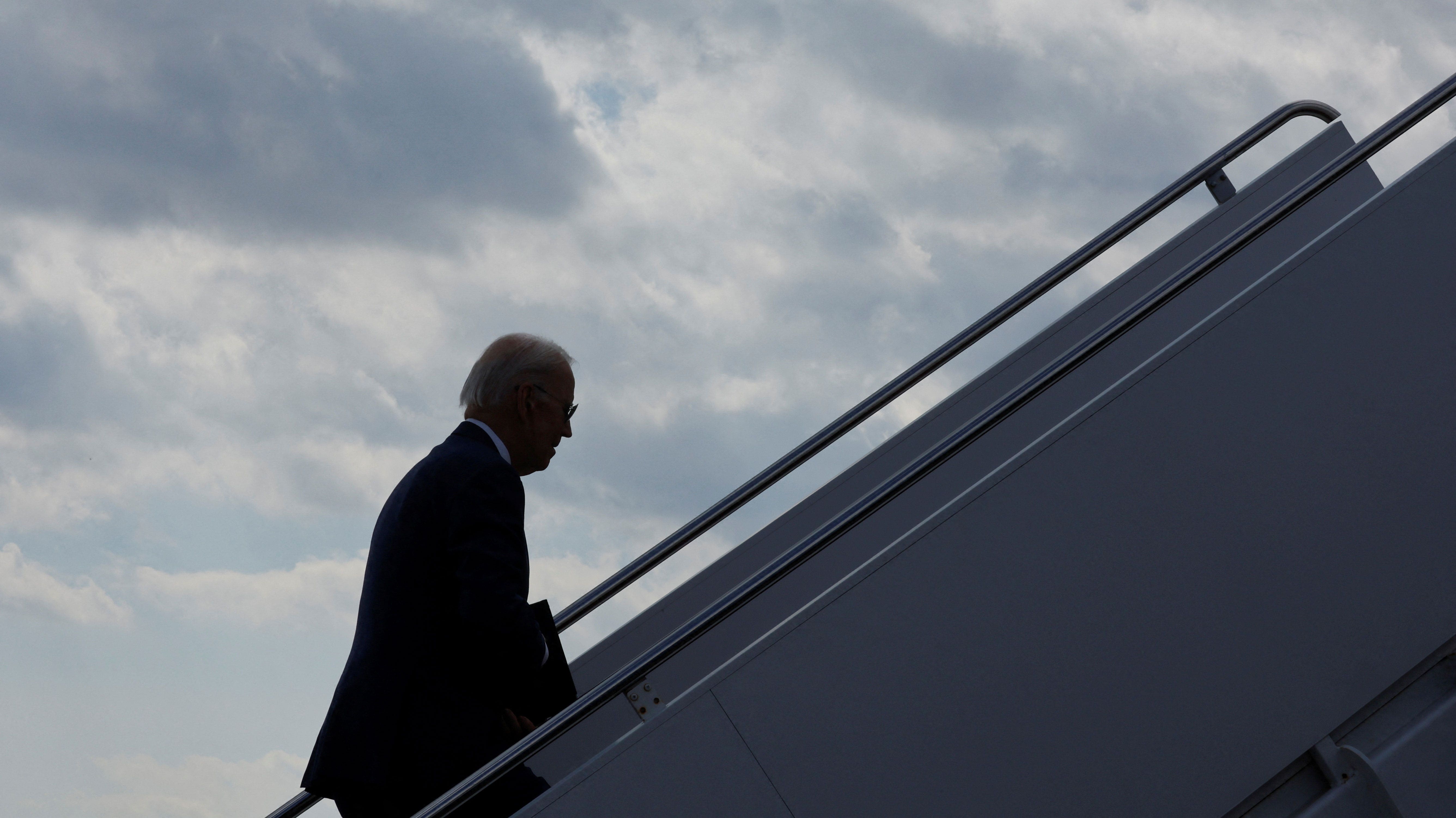 President Joe Biden Air Force One