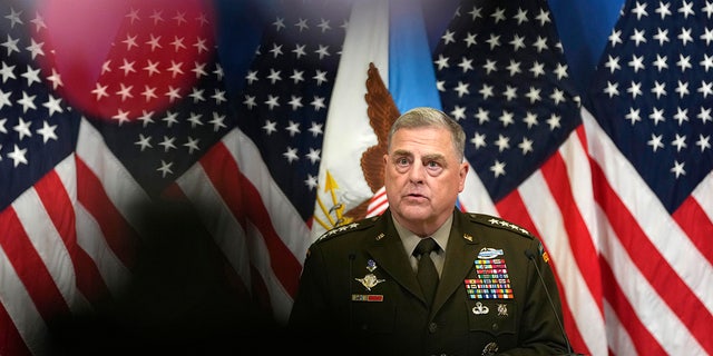 Milley gives NATO press conference in Burssels