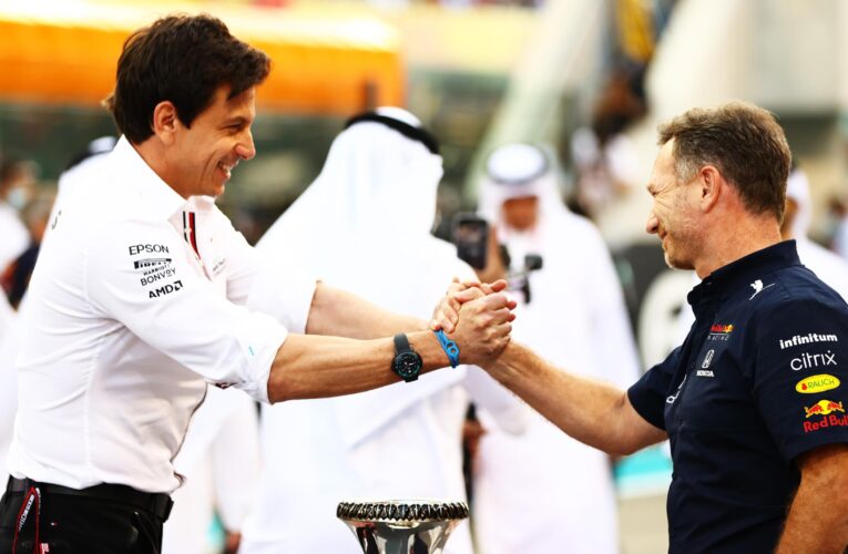 Toto Wolff and Christian Horner spat rumbles on over 2026 regulations as Red Bull dominate