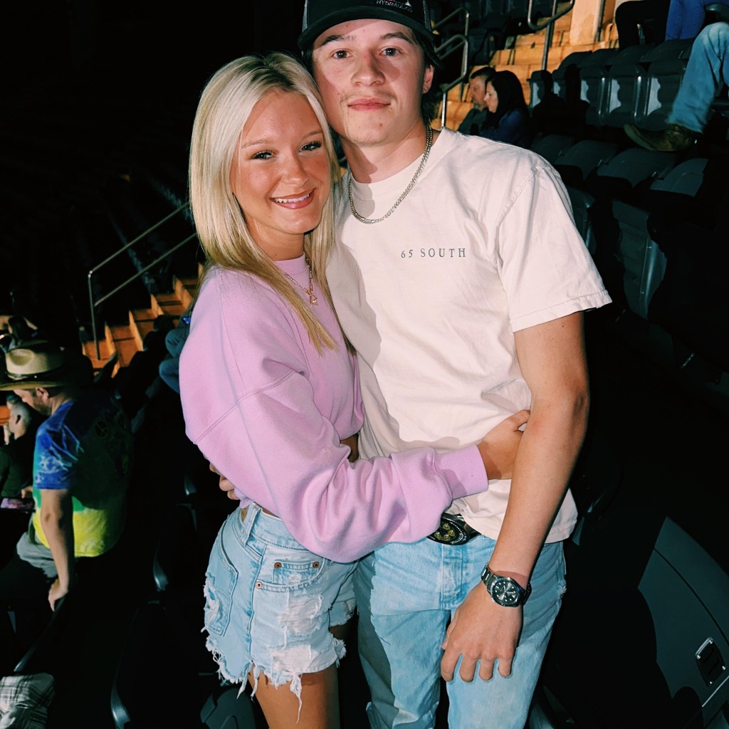 Watts attended the concert with a group of his friends and his girlfriend Katie Katie Hudgins.