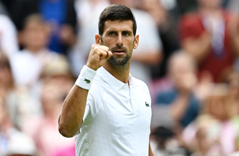 Novak Djokovic is through to round two at Wimbledon but said he is always full of nerves on Centre Court