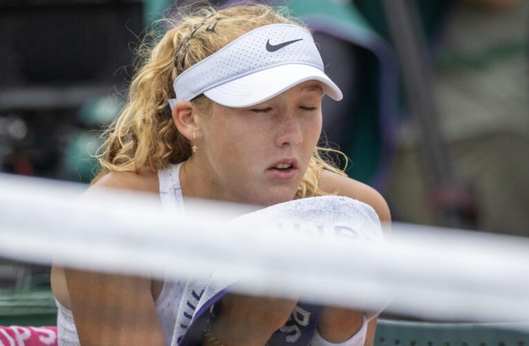 Wimbledon 2023: Mirra Andreeva fined $8,000 for unsporting behaviour following fourth-round exit