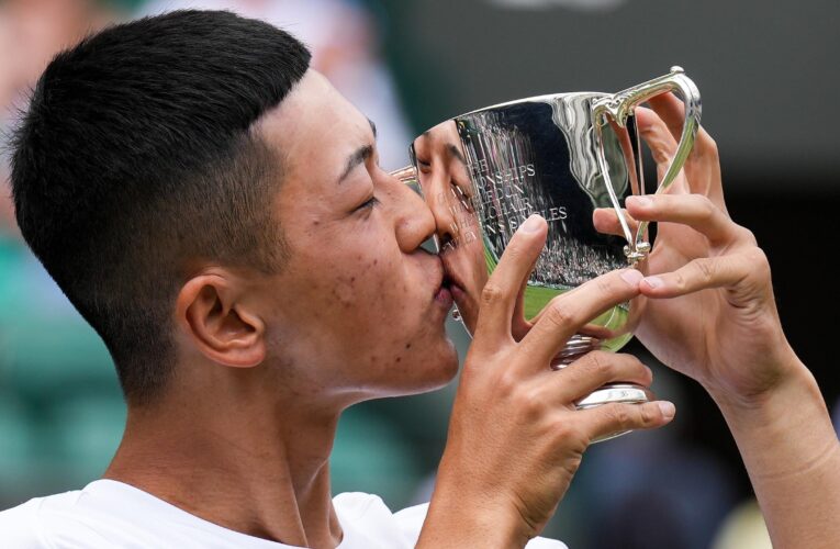 Wimbledon: Tokito Oda denies Alfiew Hewett career Grand Slam in wheelchair singles final, Henry Searle wins boys’ title
