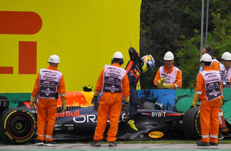 ‘He just misjudged it’ – Christian Horner rues Sergio Perez practice crash, Max Verstappen misses top 10 at Hungarian GP