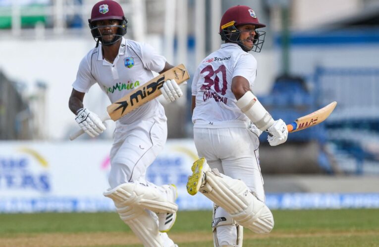 West Indies battle on day three of second Test to earn chance of a draw against India