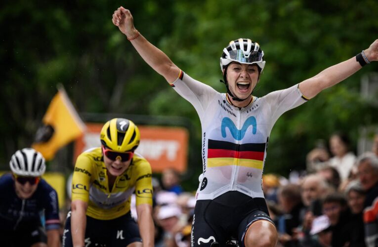 Tour de France Femmes 2023: Liane Lippert denies Lotte Kopecky double on Stage 2, Eva van Agt in nasty crash