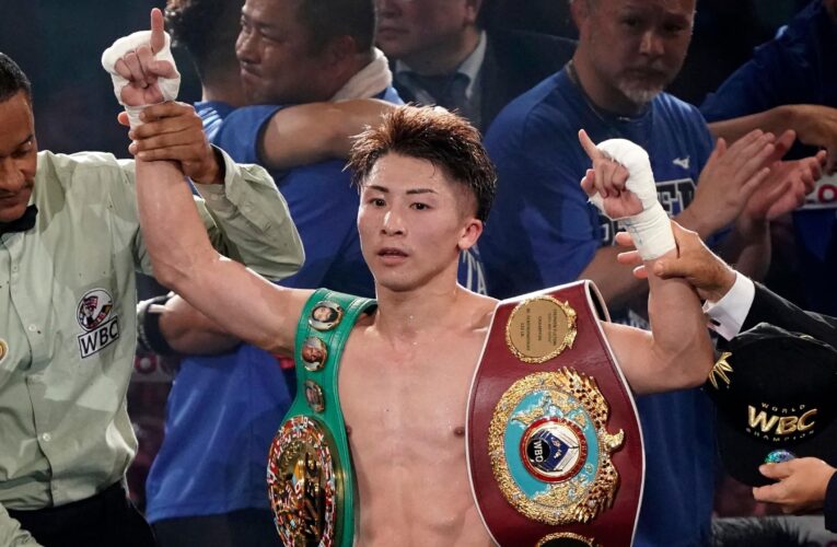 Inoue becomes four-weight champion with brutal TKO win over Fulton