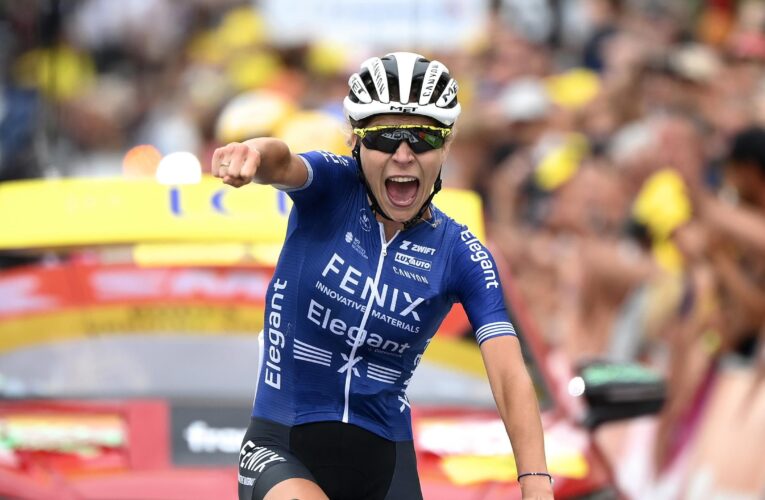 Tour de France Femmes: Yara Kastelijn soloes to stunning win on Stage 4, Lotte Kopecky retains yellow