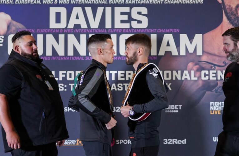 'It's put the fire in my belly' – Cunningham and Davies trade barbs ahead of showdown