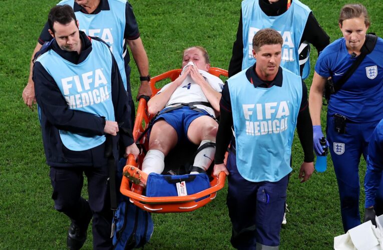Walsh taken off on stretcher as England's World Cup injury issues mount