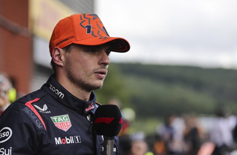 Max Verstappen brushes off fiery exchange with race engineer during Belgian GP qualifying in Spa