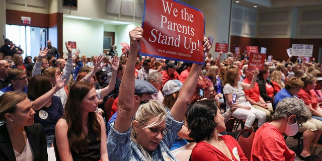 Parent Protest in Loudoun County, Virginia