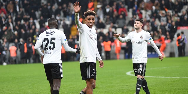 Dele Alli waves to fans