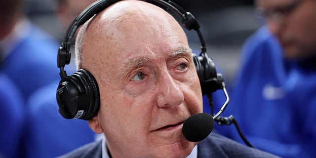 Dick Vitale looks up