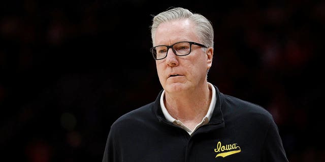 Iowa coach Fran McCaffery stands on the sideline