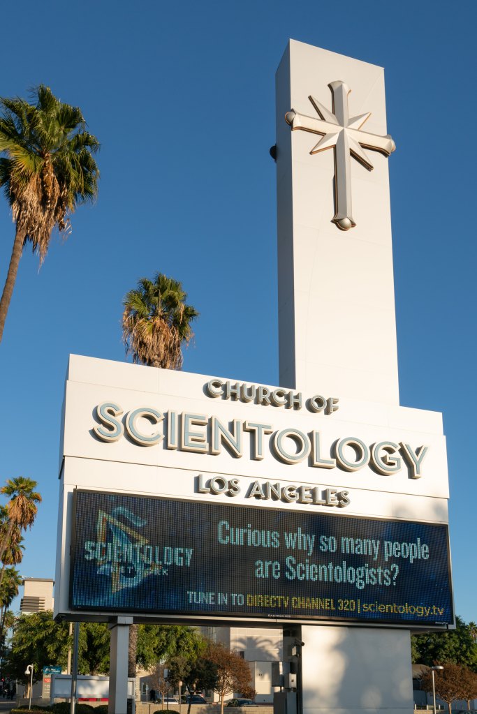 The Church of Scientology in LA pictured in 2020. 