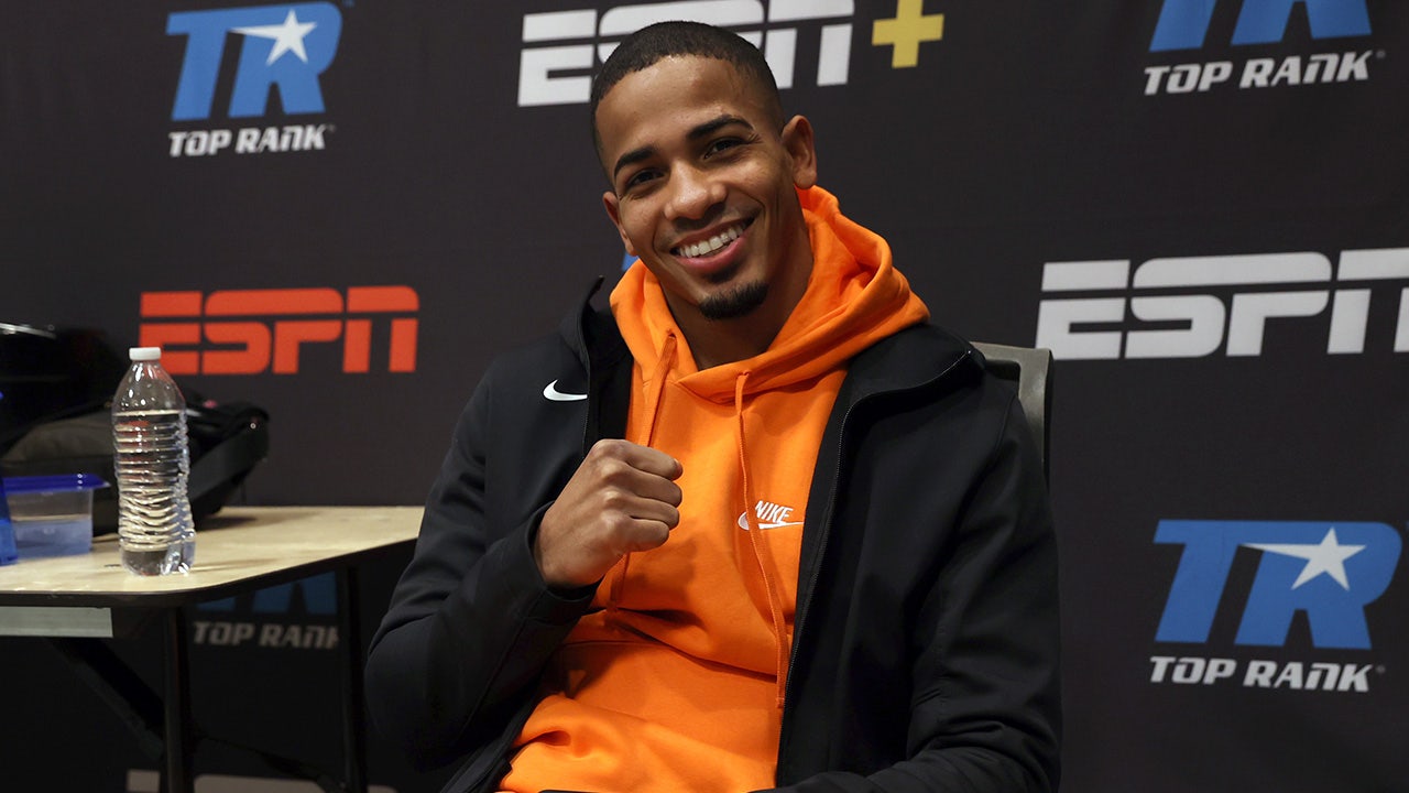 Boxer Felix Verdejo smiles before Las Vegas fight