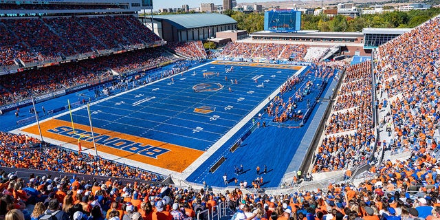 A view of the Boise State football field