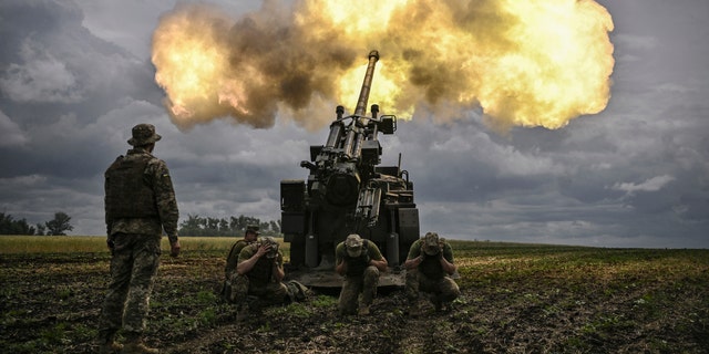 Ukrainian artillery