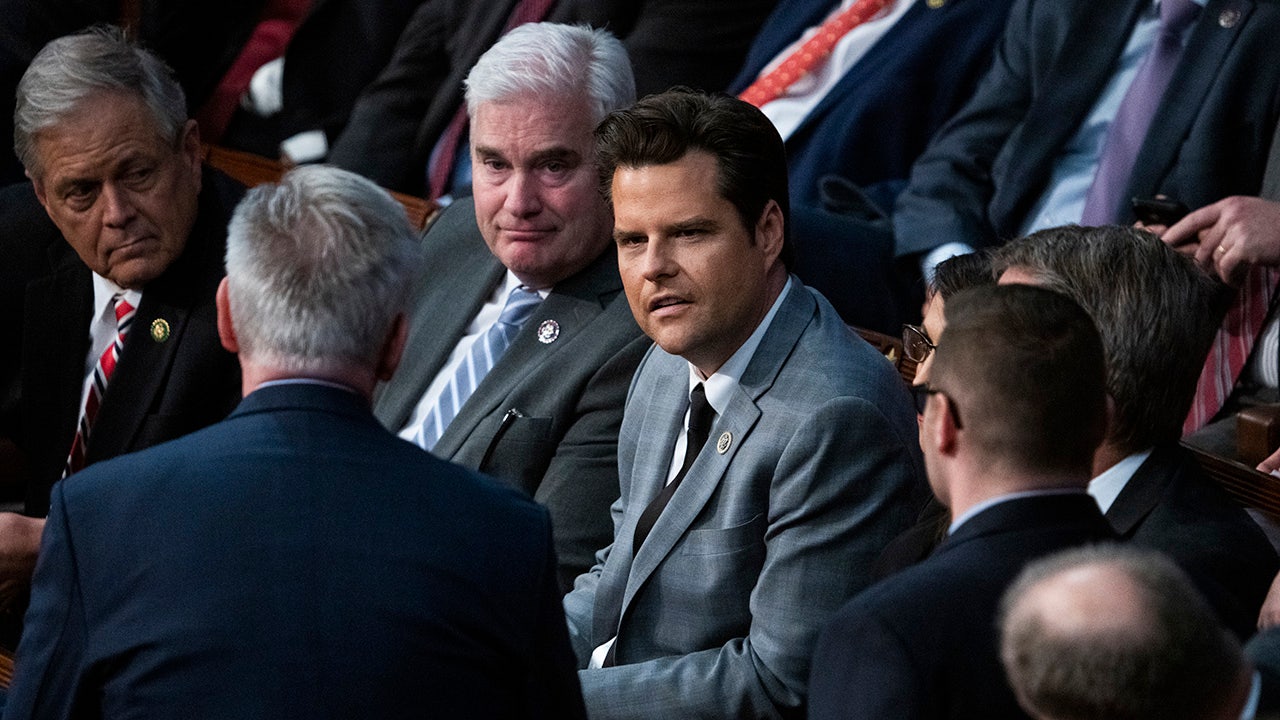 Rep. Gaetz during Speakership fight