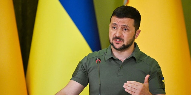 Zelenskyy talking