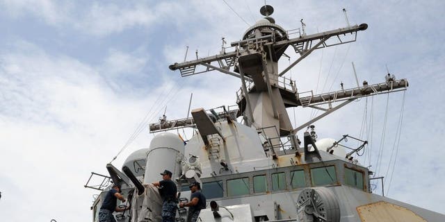 USS Milius DDG69 is seen in 2012