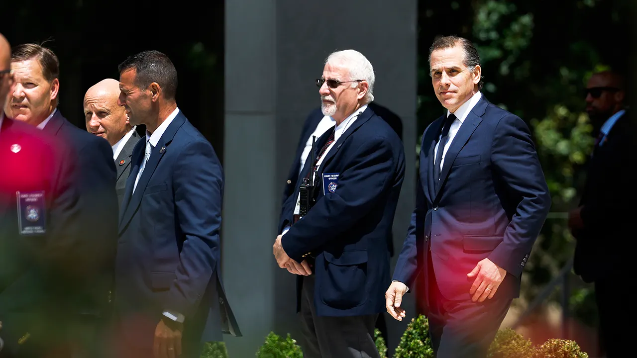 Hunter Biden leaves court