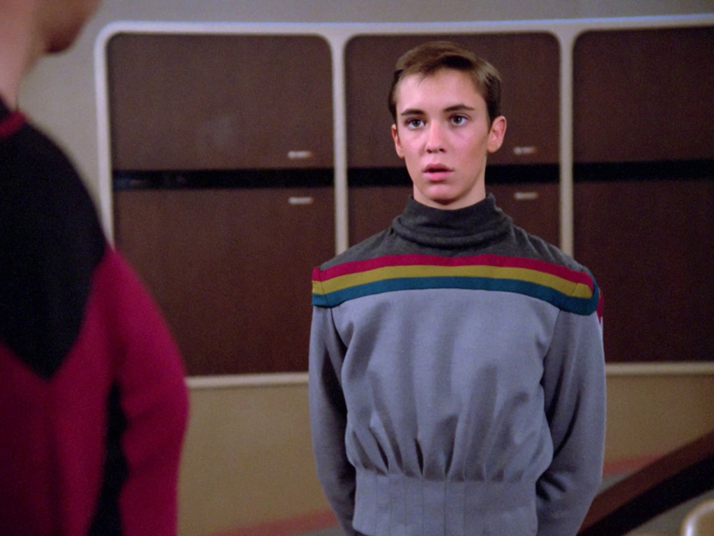 Will Wheaton plays Wesley Crusher in the Star Trek: The Next Generation episode, "The Big Goodbye." 