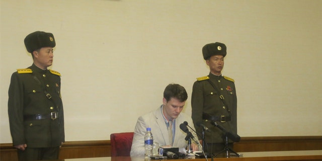 Warmbier Imprisoned Korea