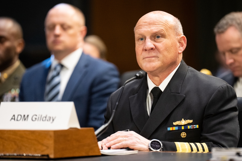 Current CNO Adm. Mike Gilday will retire from the position next month