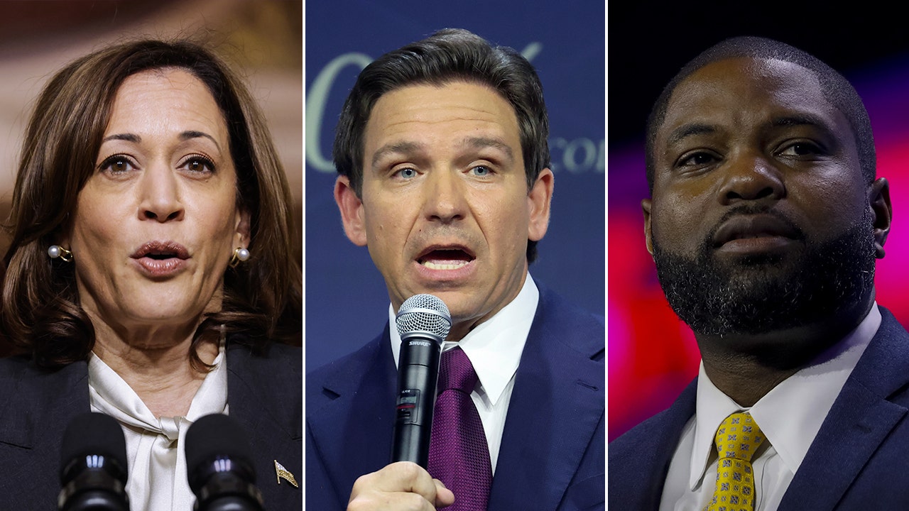 Kamala Harris, Ron DeSantis, Byron Donalds