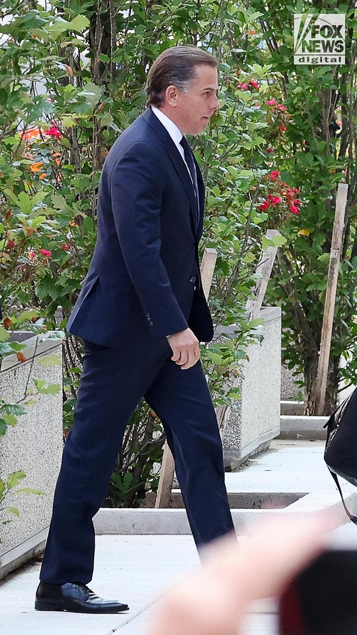 Hunter Biden walks into Federal court dressed in a suit