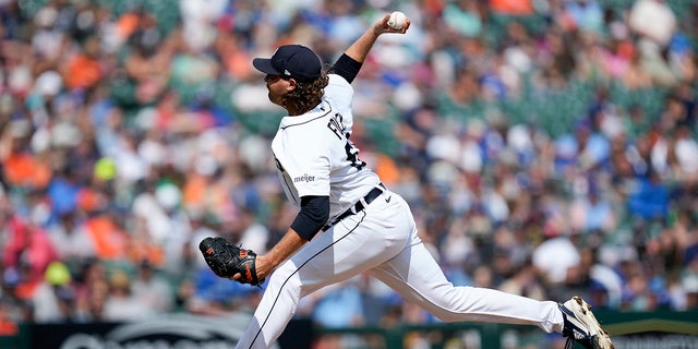 Pitcher Jason Foley throws during a game