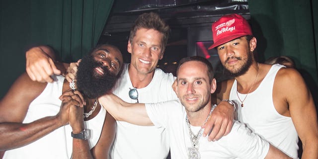 Tom Brady and James Harden