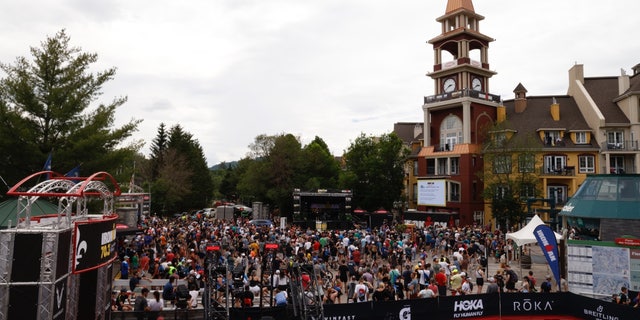 Athletes at Mont-Tremblant, Quebec, Canada.