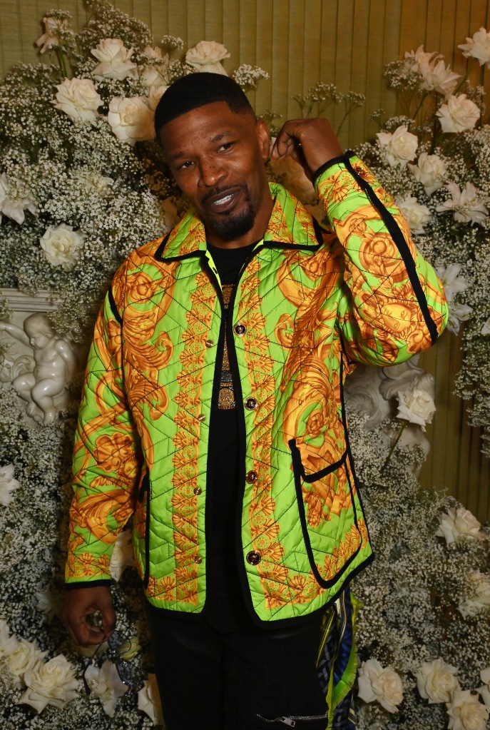 Jamie Foxx pictured in Feb. 2023 just two months before his "medical complication." 