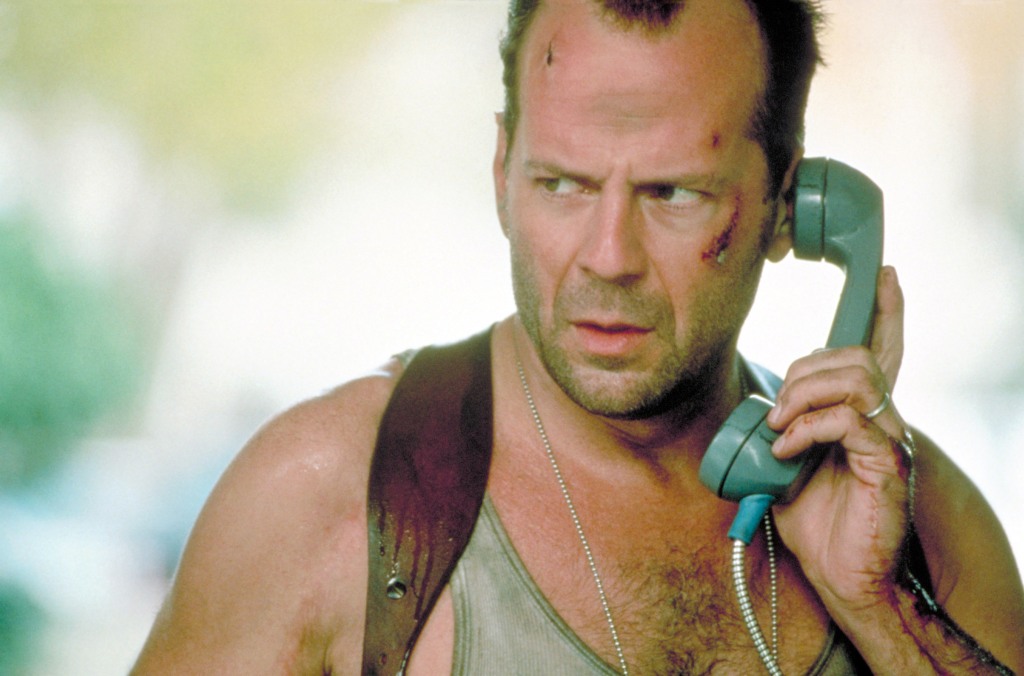 Bruce Willis in "Die Hard"