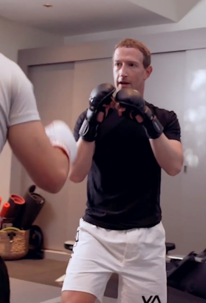 Mark Zuckerberg training in mixed martial arts